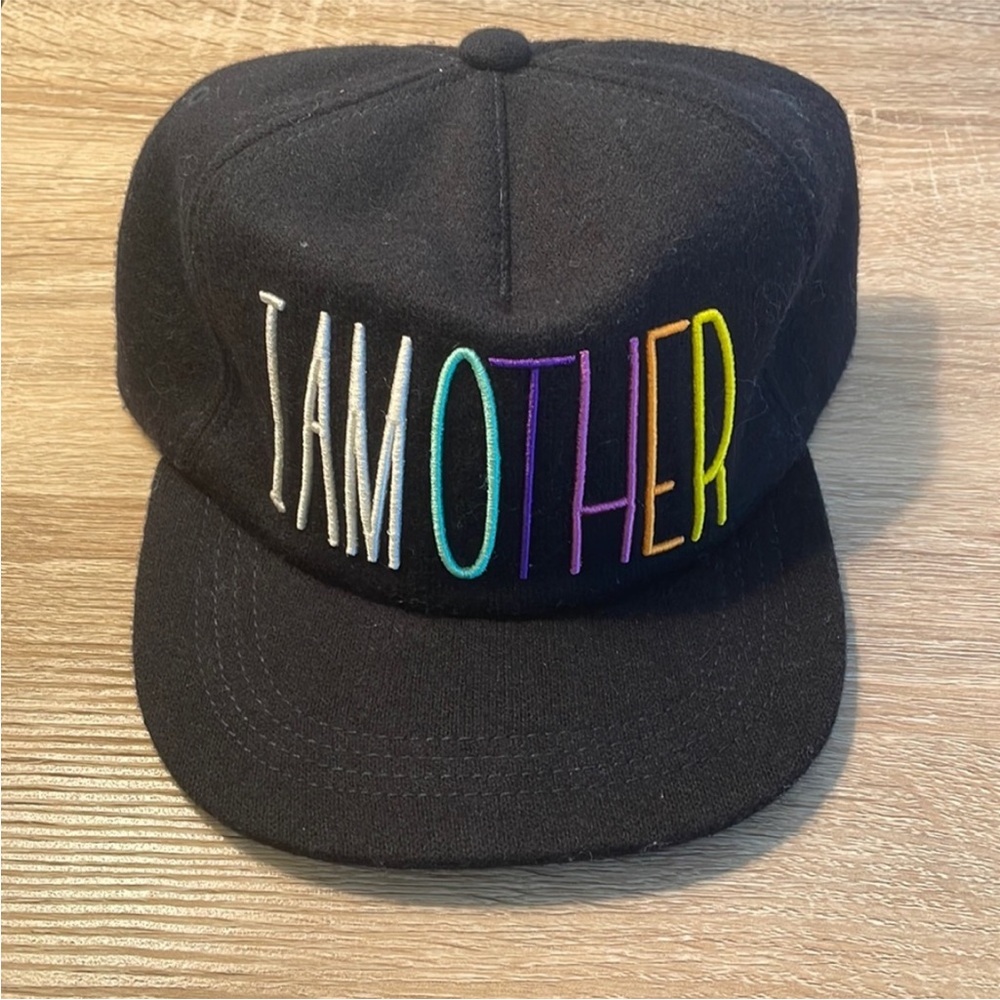 I AM OTHER Pharrell Williams wool baseball cap hat snap back flat brim Uniqlo